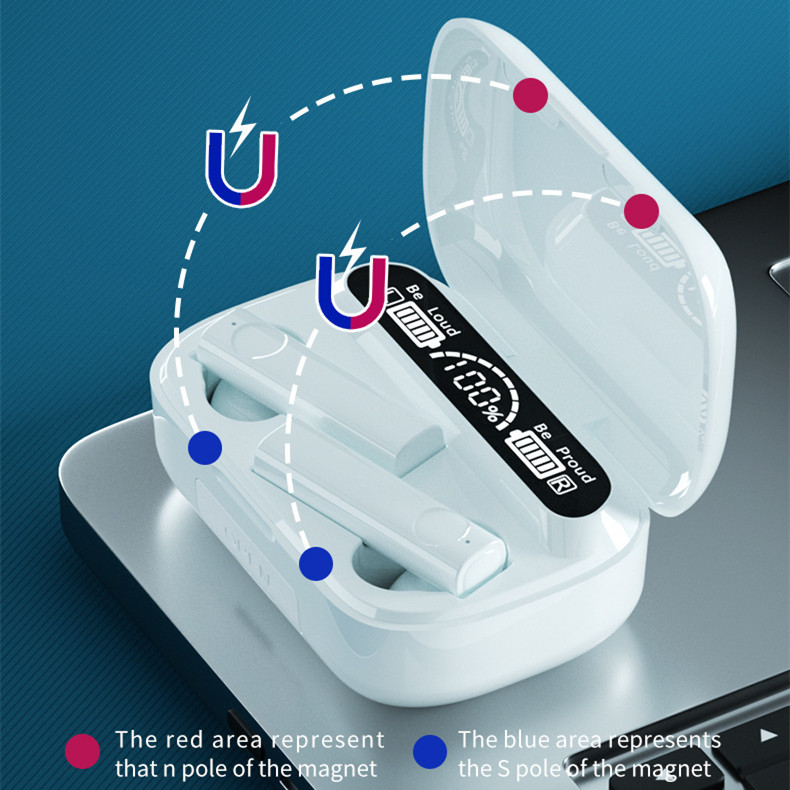 X5 Wireless Bluetooth Headset LED Power Display 5.1 Touch - Image 4