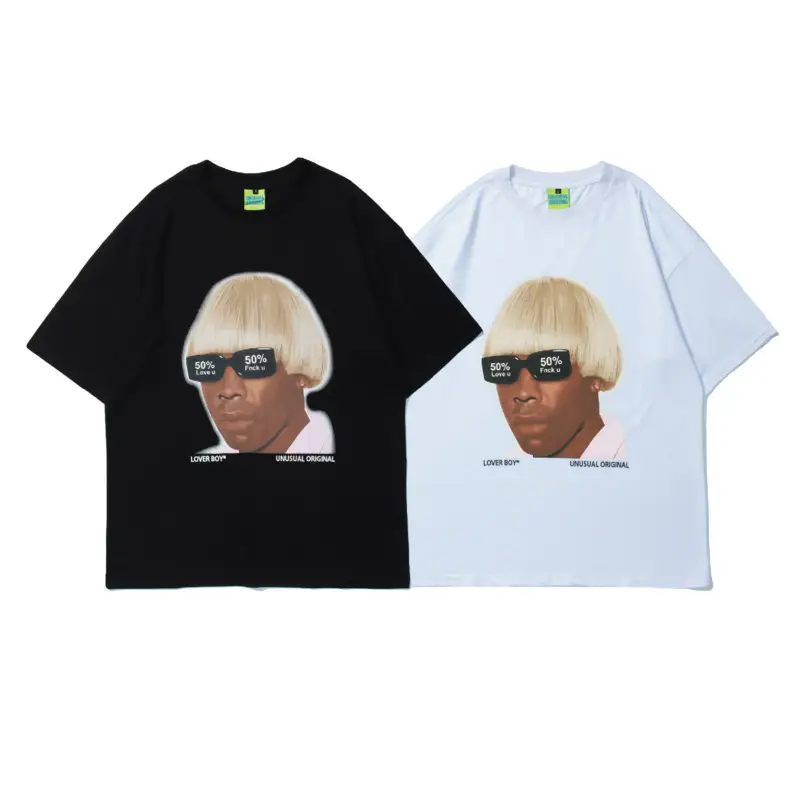 Men's Short Sleeve Printed T-shirt Half Sleeve Loose Top