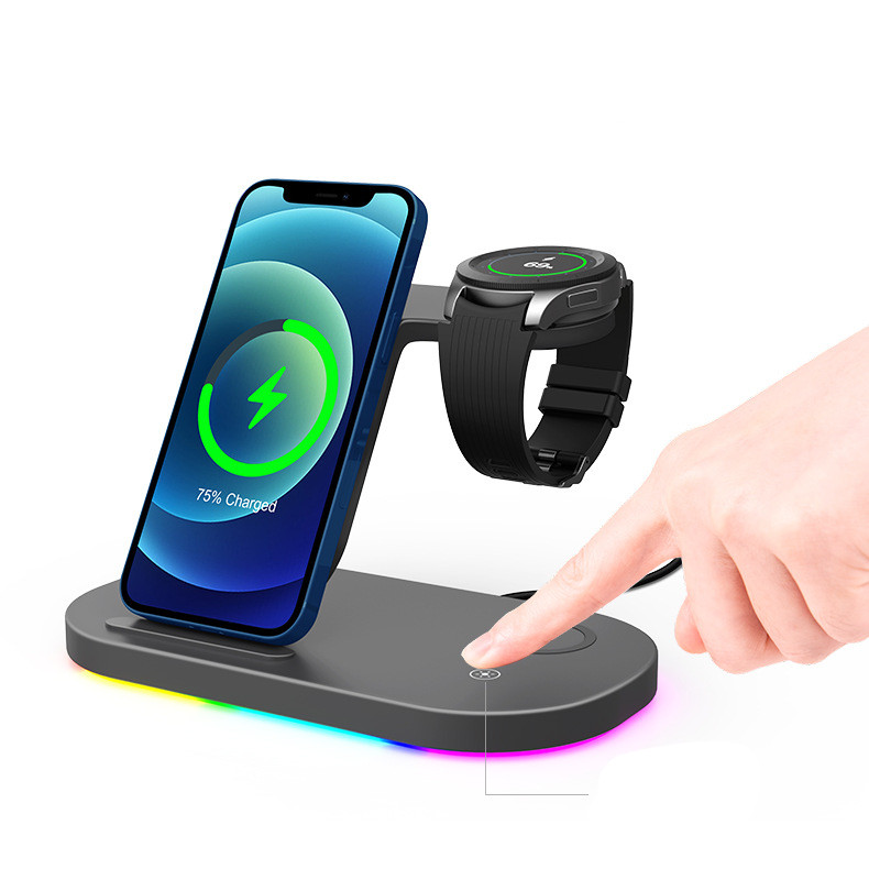 Three-In-One Mobile Phone New Product Wireless Charger - Image 3