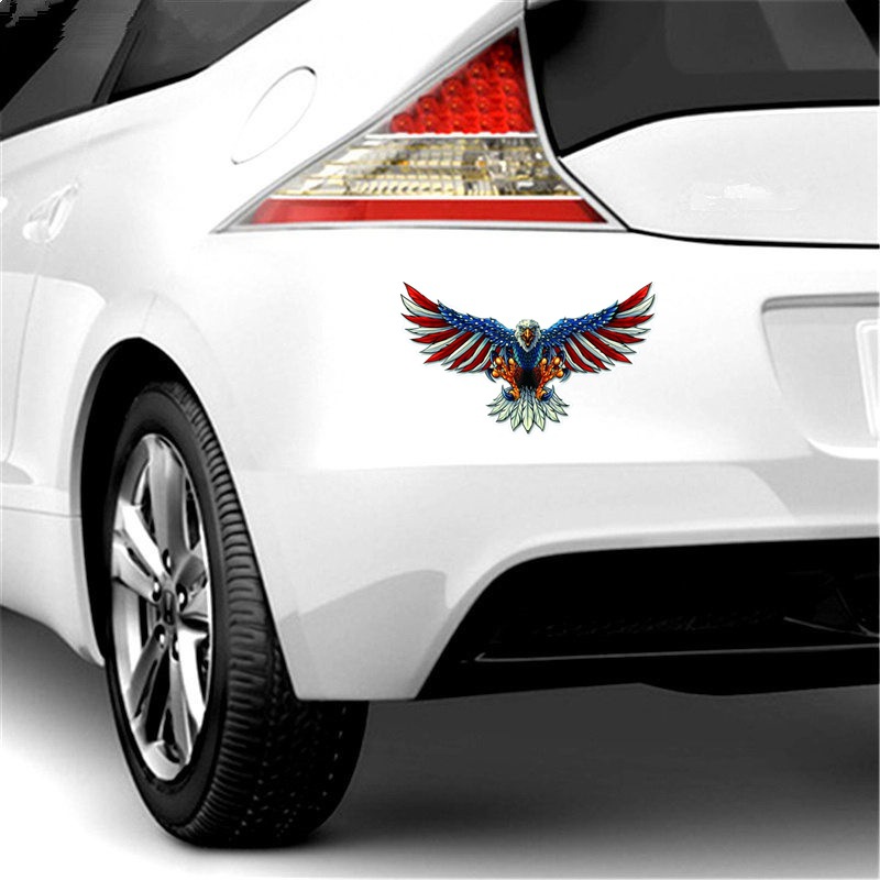 American Eagle Reflective Personalized Car Sticker American Eagle Sticker — view 4