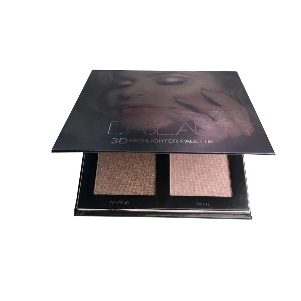 Fashion 4 Color Highlight Powder Repair Powder 3D Highlight Eye Shadow
