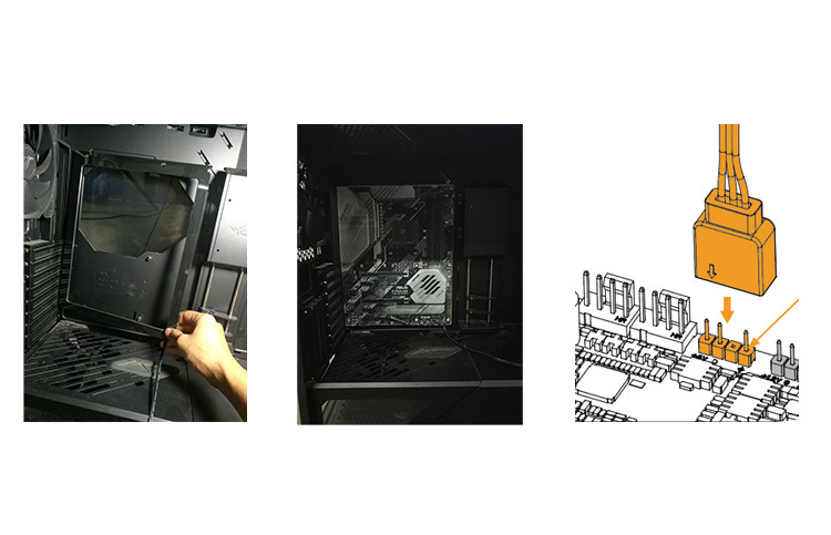 ATX Motherboard Light-Emitting Pad Backlight Pad 3