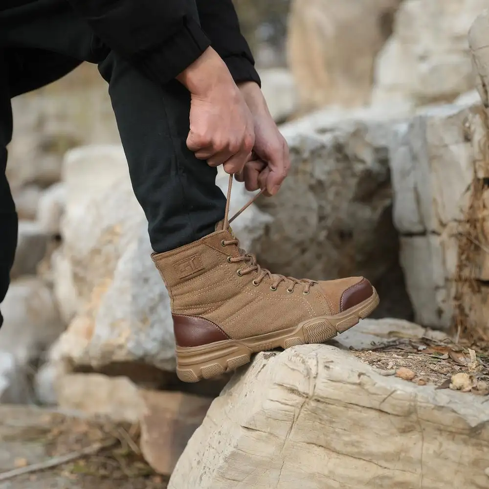 Safety Shoes Steel Toe Cap High-Top Work Protective Labor