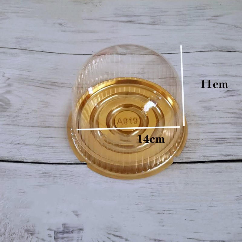 Round Cheesecake Box Plastic Transparent Baking Packaging
