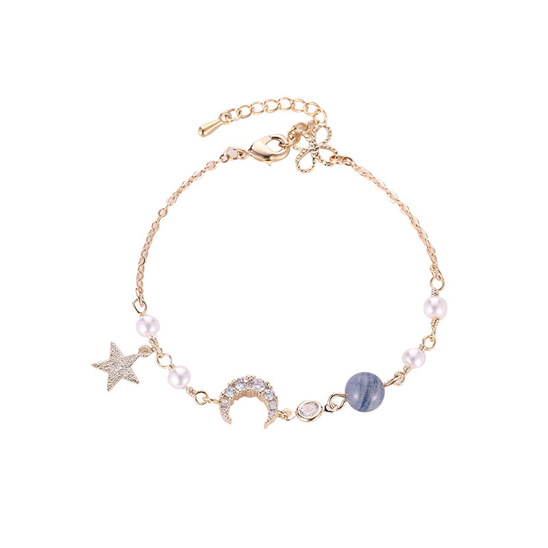 Star And Moon Bracelet Junior High Level Girl Friend Bracelet