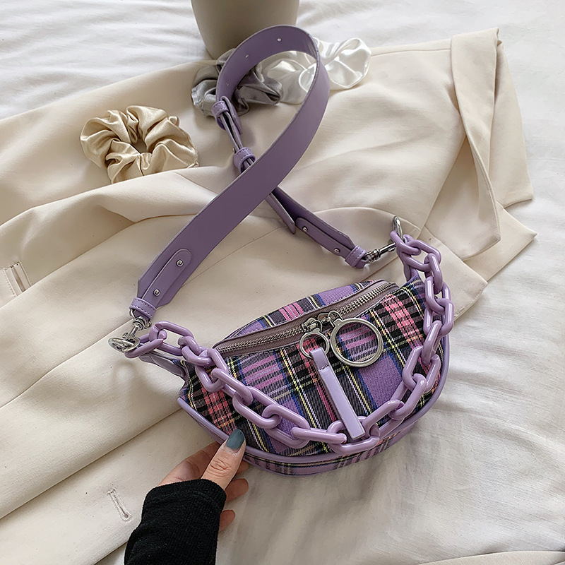 Striped Shoulder Bag