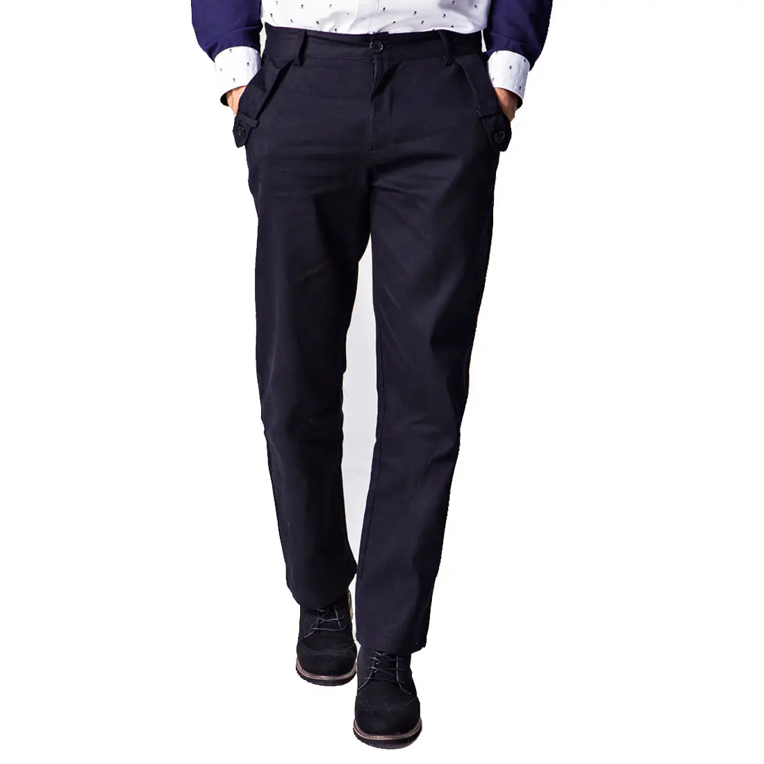 New British Men's Cotton Slim Casual Pants