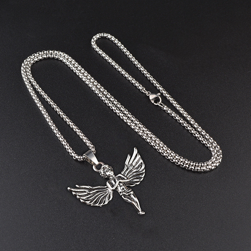 Necklace Hip Hop Personality Titanium Steel Pendant