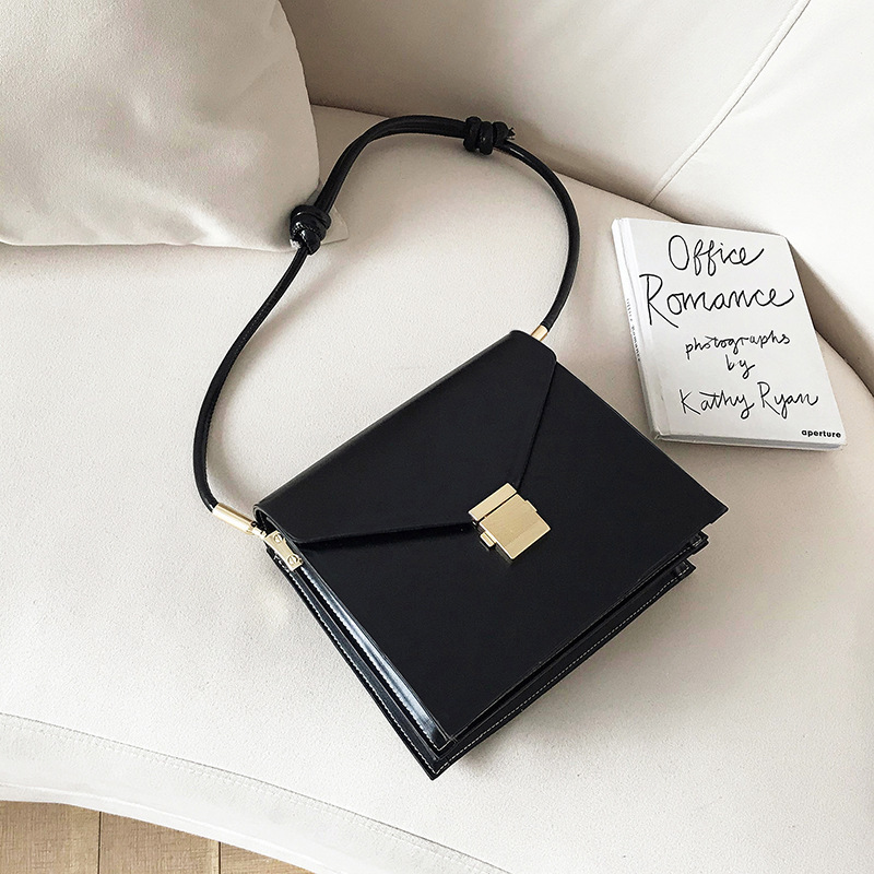 PU Lock Square Bag, picture 6 of 6