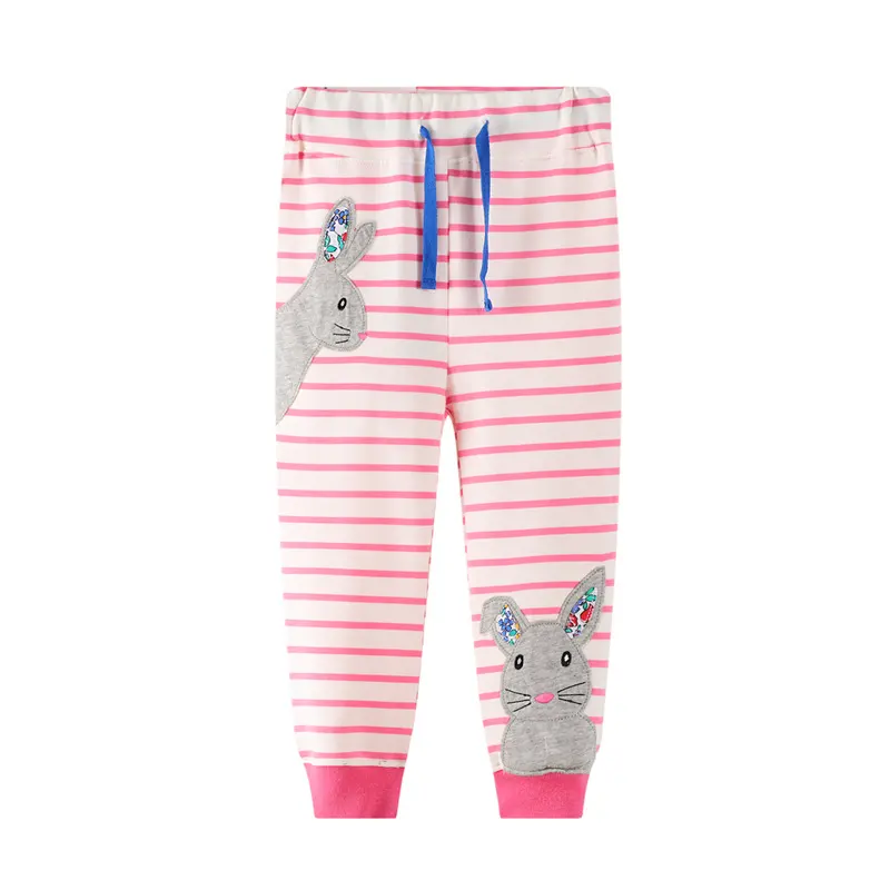 Embroidered Children's Pants Autumn Terry Cotton