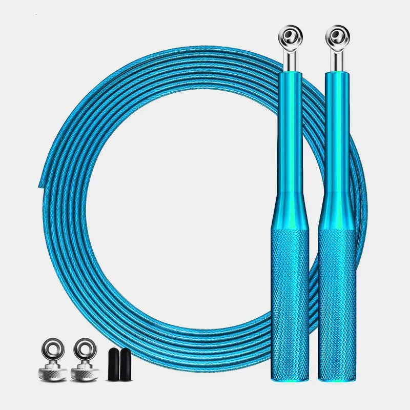 Bearing Skipping Competition Fitness Exercise Weight Skipping Rope - Bule
