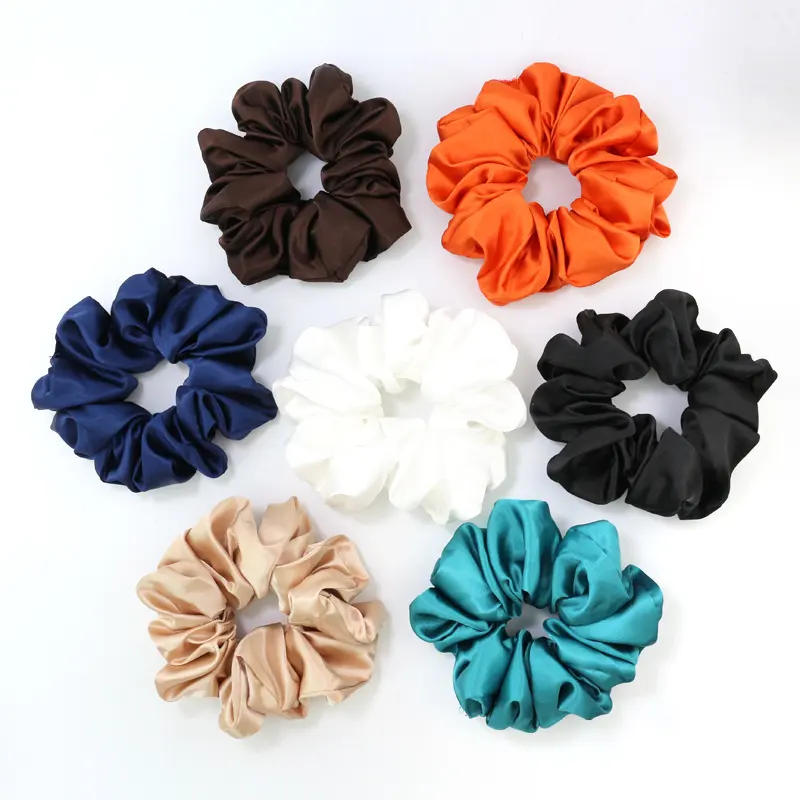 Bright Color Satin Cloth Circle Large Intestine Headdress