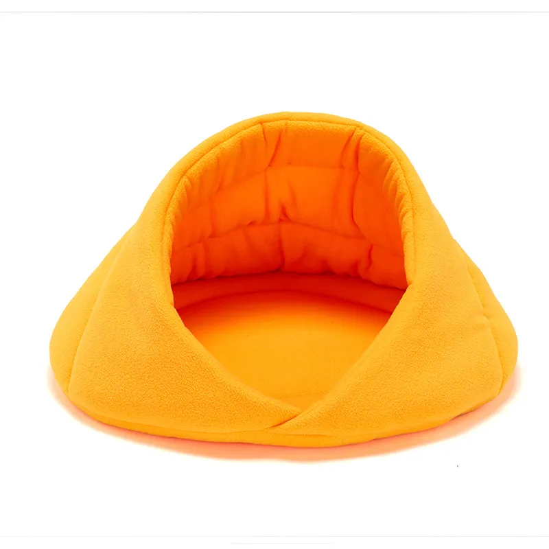 Pet Embracing Kennel Cat Fleece Cage Dog Mat - Orange