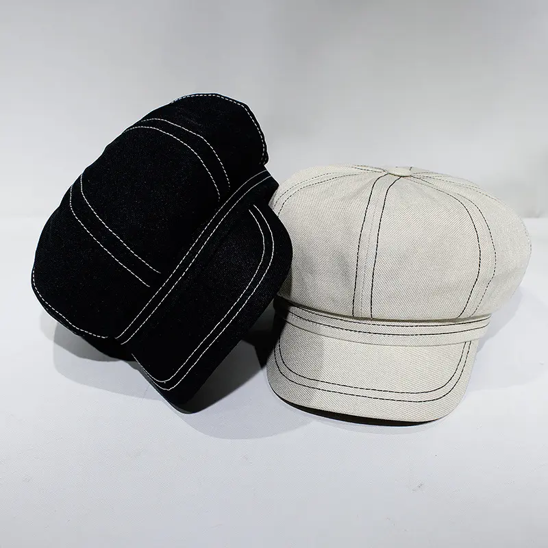 Female Tide Ins Octagonal Hat Spring
