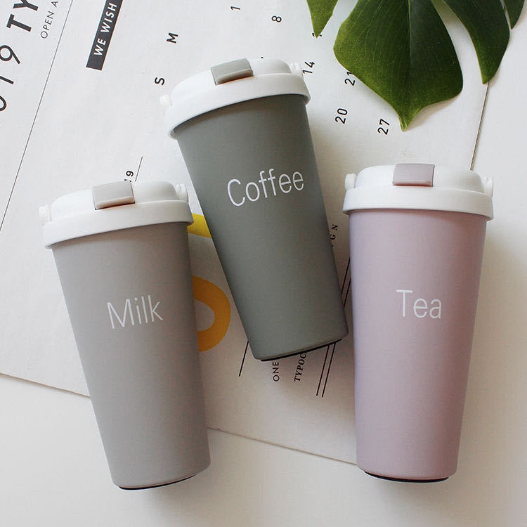 Capacity Straw Vacuum Cup Portable Creative Net Red Cute Cup