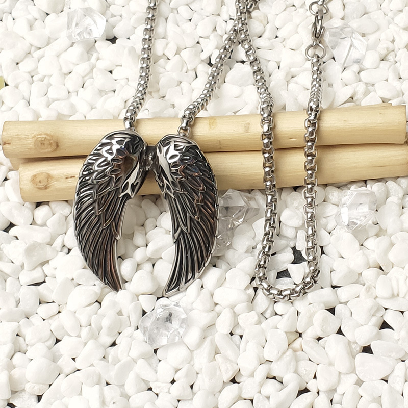 Personalized Pendant Titanium Steel Necklace Punk Style Pendant Jewelry