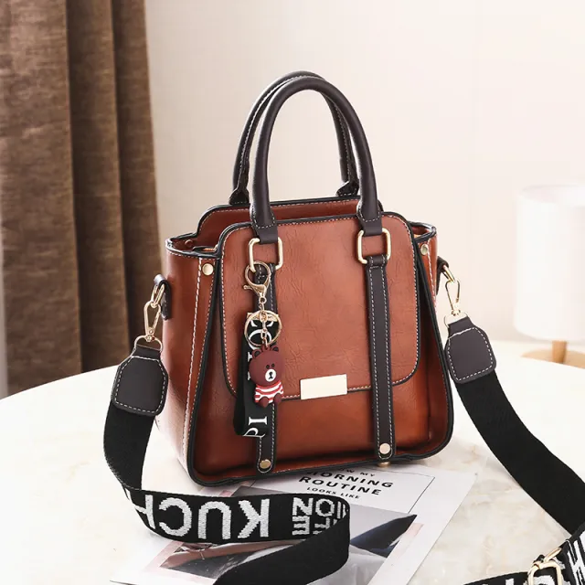 Retro Style Simple One shoulder Messenger Handbag Yellow - Shop at LoveMi