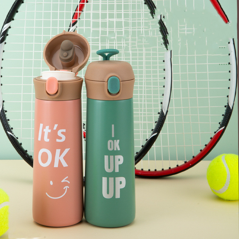 Sports Straight Cup Spring Cap Student Cup