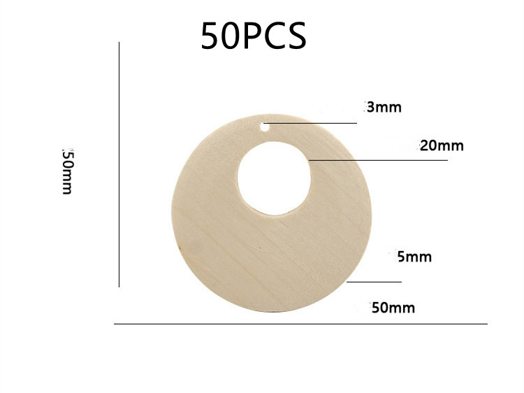 Diy Handmade Material Round Earring Accessories Q50Pcs - Shop at LoveMi