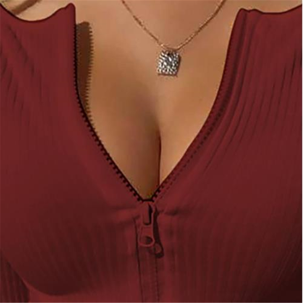 European And American Sexy Split Ribbed Shirt Jacket