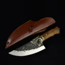 D Knife And Leather Case