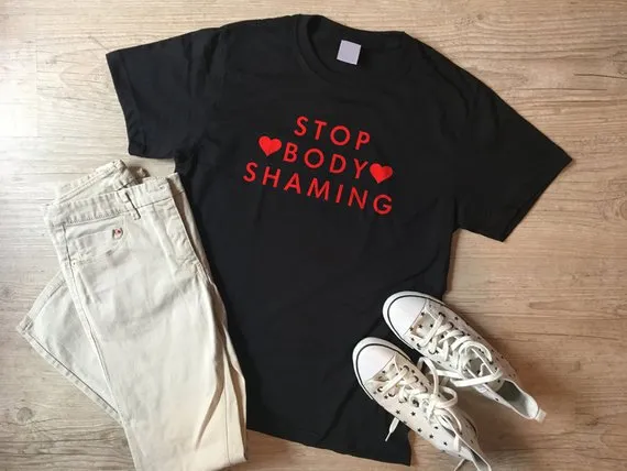 Trendy Street English Short Sleeve T Shirt Black - Shop at LoveMi