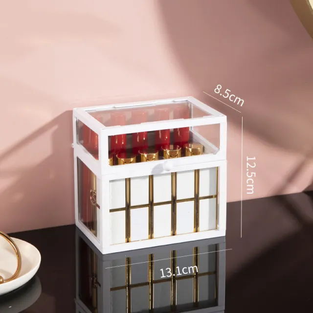 Large Capacity Dust Proof Storage Box With Lid White 15 Grid - Shop at LoveMi