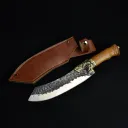 A Knife And Leather Case