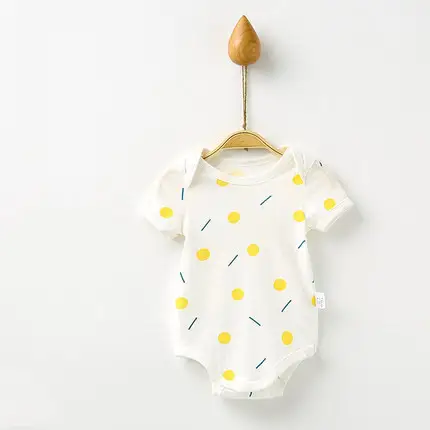 Children's Clothes Short Sleeve Khaki Triangle Climbing One Piece