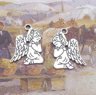 Angel Ancient Silver Alloy Jewelry Accessories