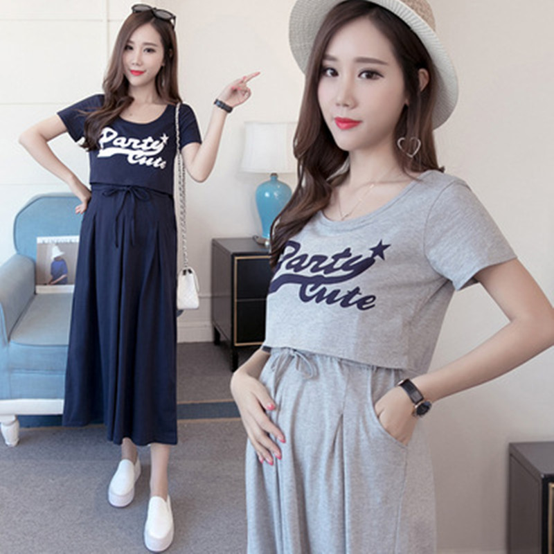 Fashion Letter Print Round Neck Short Sleeve