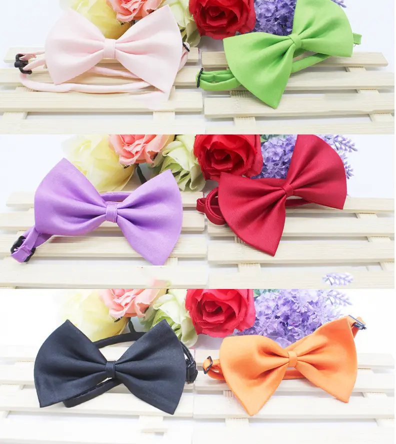Dog Butterfly Bow Tie Leads Flowers, Cat