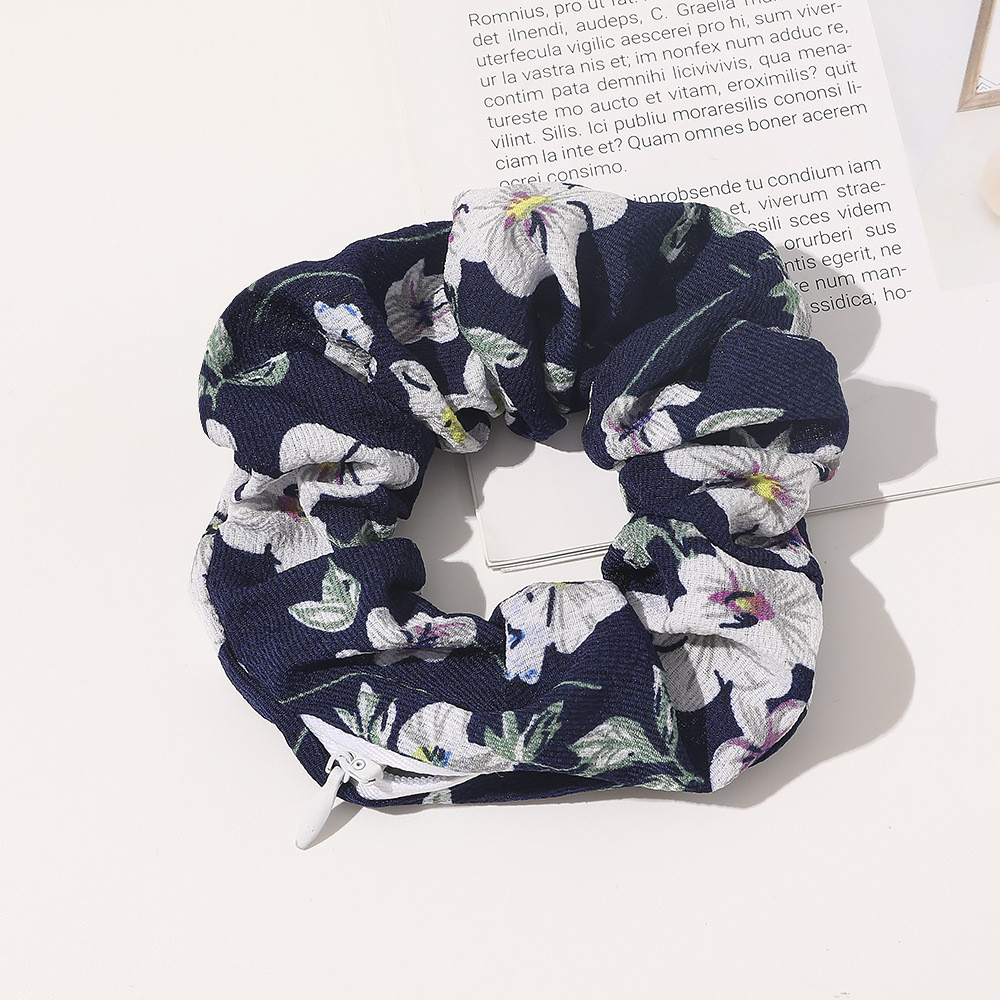 Flower navy blue