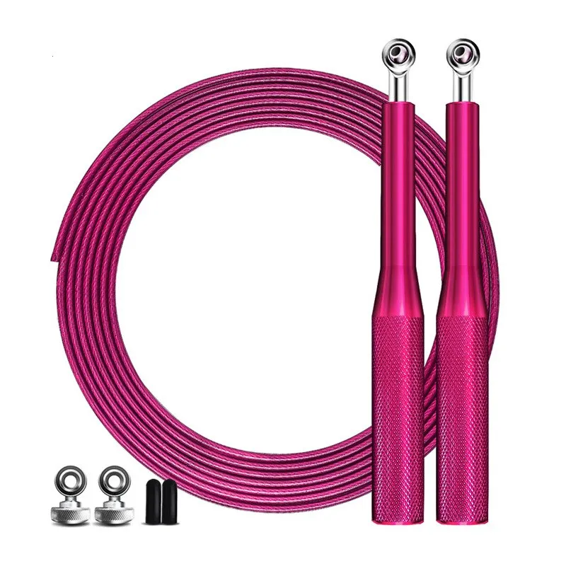 Bearing Skipping Competition Fitness Exercise Weight Skipping Rope - Purple