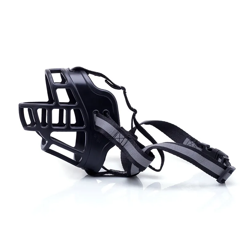Dog Muzzle Prevents Random Eating, Bite And Barking, Adjustable - Black