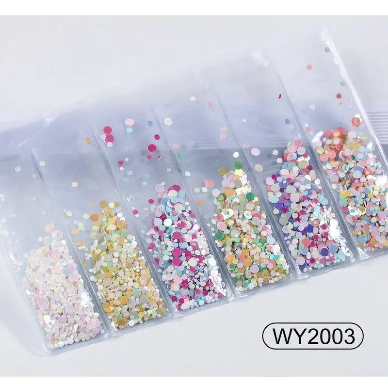 Nail Art Accessories Glitter Sequins Laser Diamond Love Heart