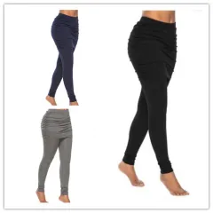 Pack hip side pleated skirt fake two leggings skirt - 3Colors A Set-Xxl - View 1