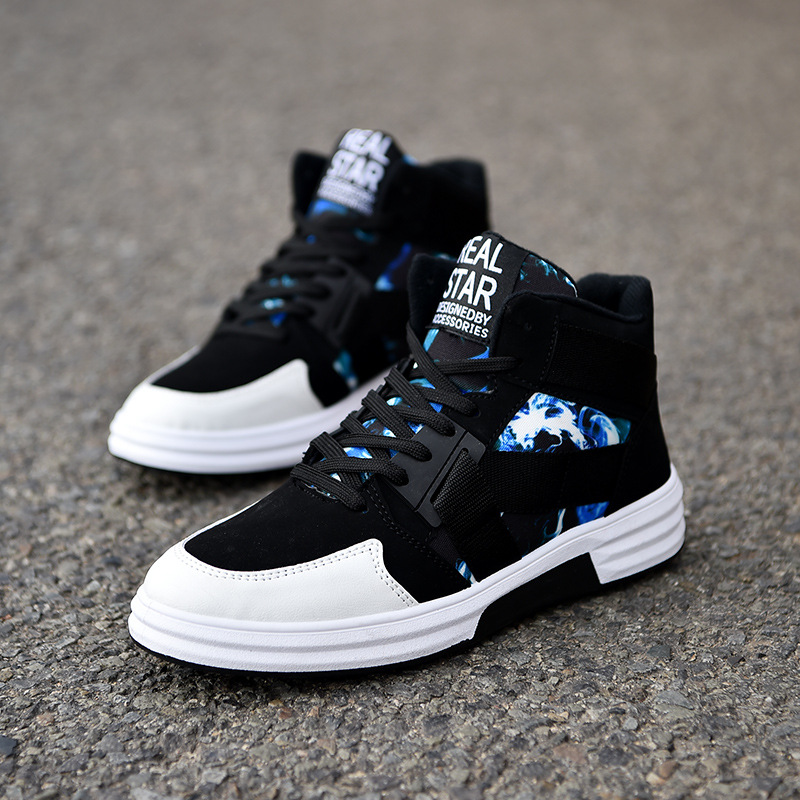 Urban Camo High-Top Sneakers