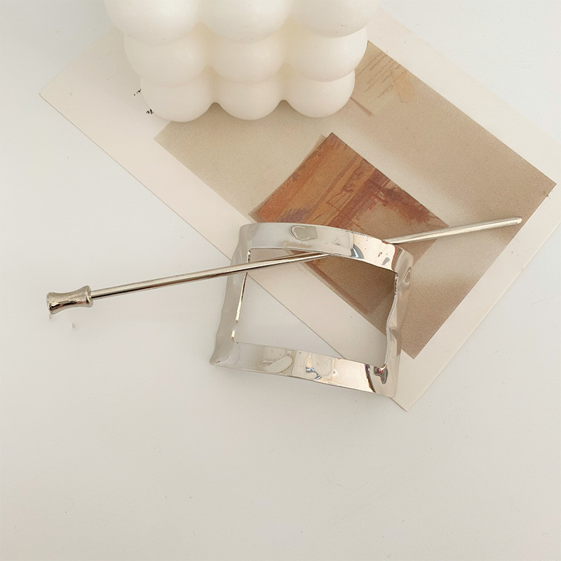Metallic Cold Wind Simple Modern Hairpin Silver Box - Shop at LoveMi