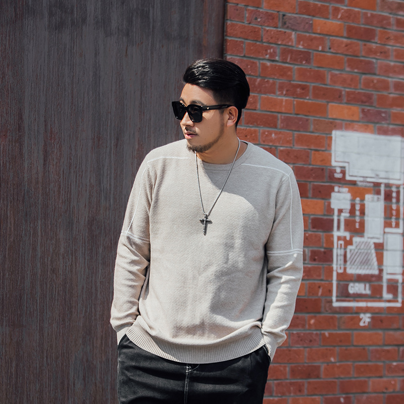 Winter Long Sleeve Loose Round Neck Sweater