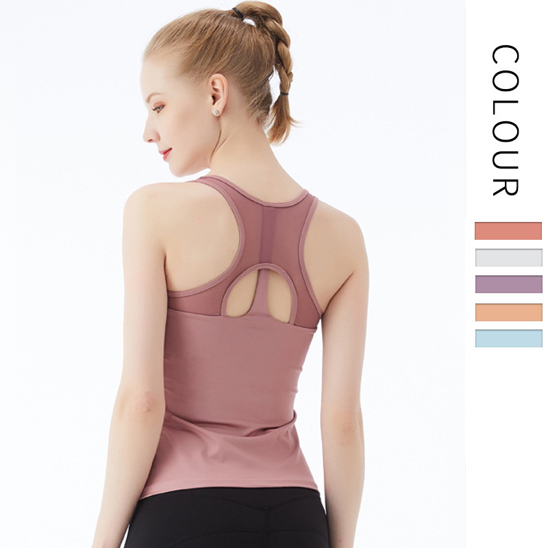 Summer New Style Beauty Strap Chest Pad Yoga Sports Vest