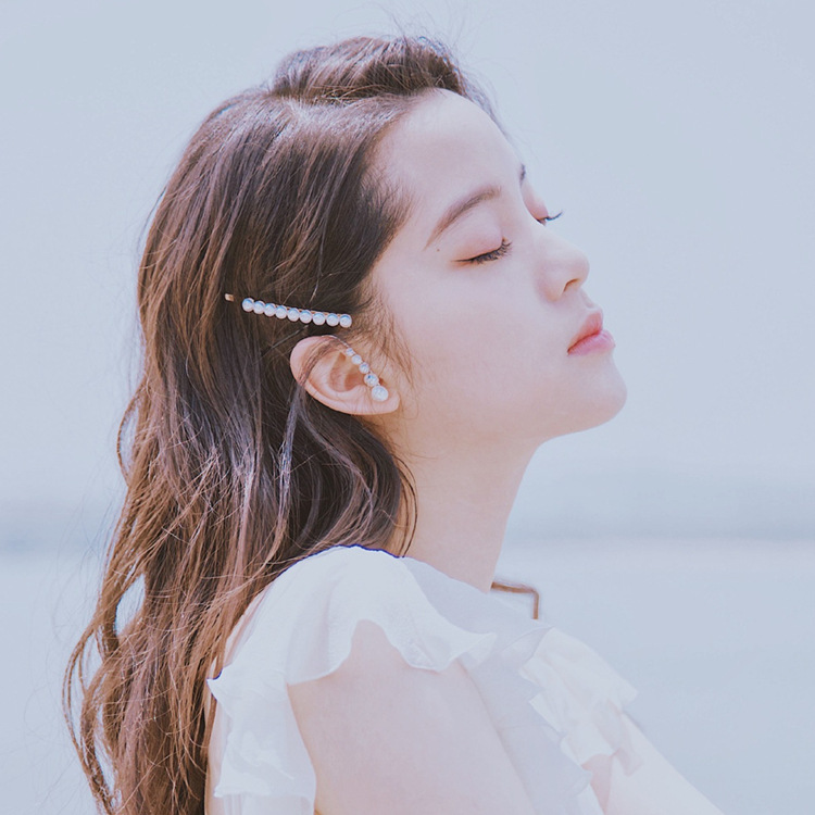 Temperament Pearl Clip U-shaped Earring Set