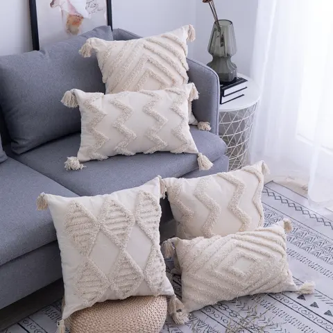 Pillow Moroccan Cushion Sofa Retro Style