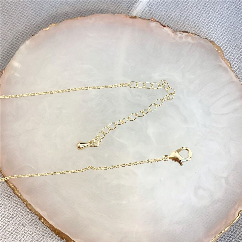 Korean Style  And Cute Zircon Bear Necklace Female