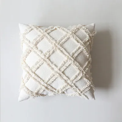 Fashion Simple Beggar Style Cotton And Linen Art Designer Pillowcase - Shop at LoveMi