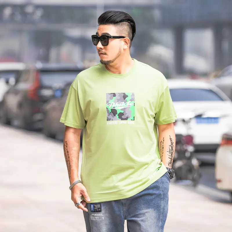Loose Round Neck Thin Plus-size Cotton T-shirt