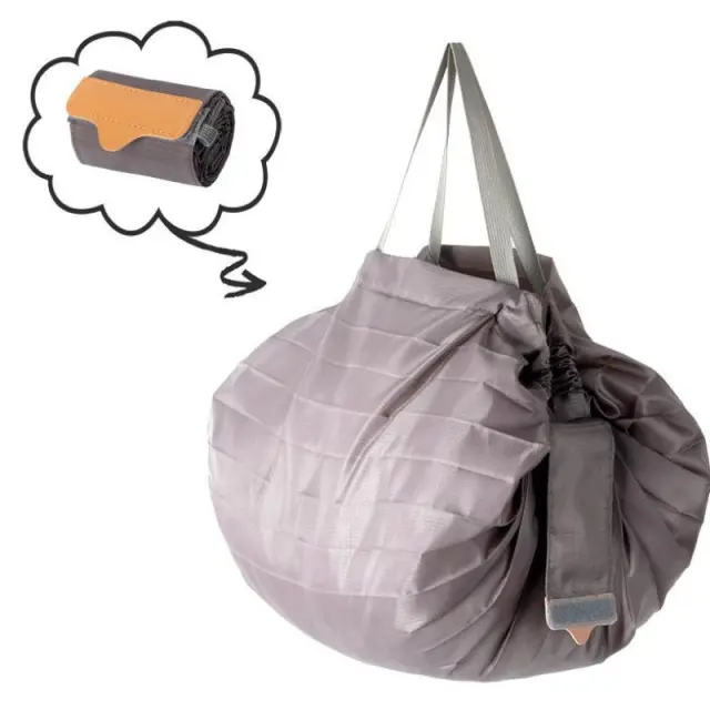 Portable Large Capacity Eco Friendly Shopping Bag Orange - Shop at LoveMi