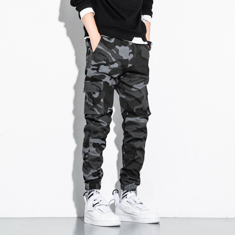 Loose Feet Camouflage Casual Overalls Men's Pants