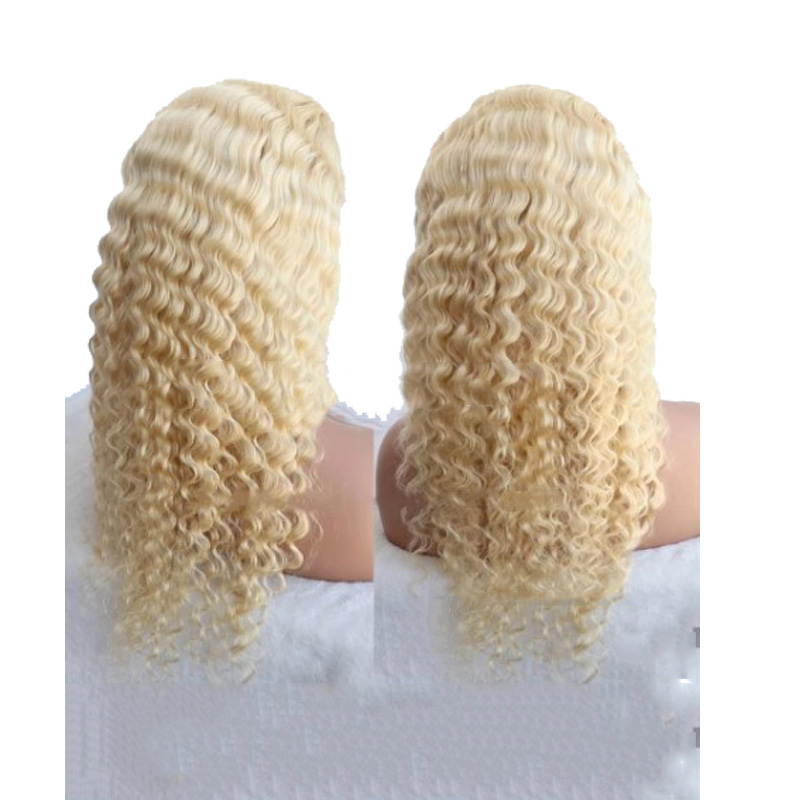 Synthetic Fluffy High Temperature Silk Chemical Fiber Wig Light Golden - Shop at LoveMi