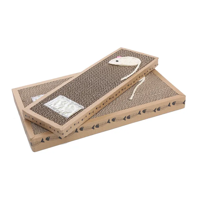 Pet Toy Cat Scratching Board Plus Woven Sisal Mouse Catnip - Shop at LoveMi
